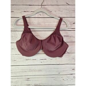Bali Full Coverage Bra‎ Dusty Rose Adjustable Straps Back Closure Size 40DD